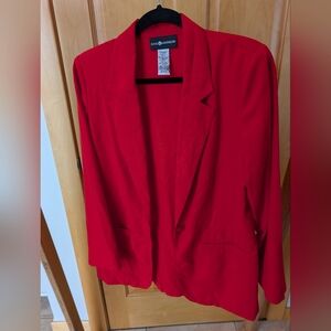 Sag Harbor Bold Red Women's Blazer